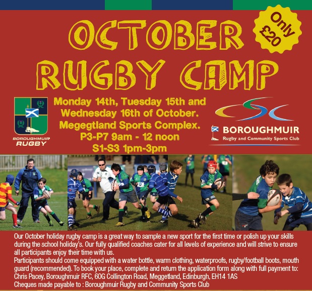 October Rugby Camp