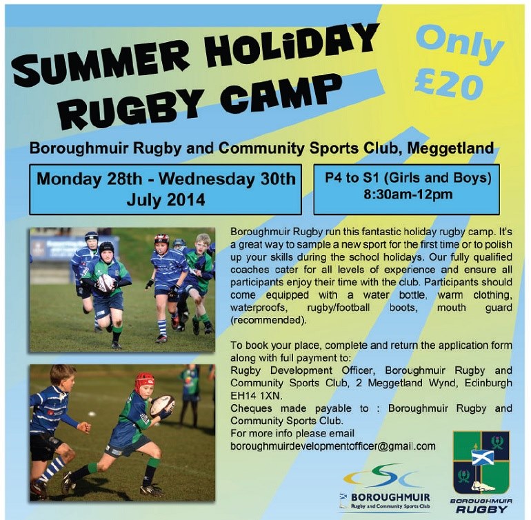 Summer Rugby Camp